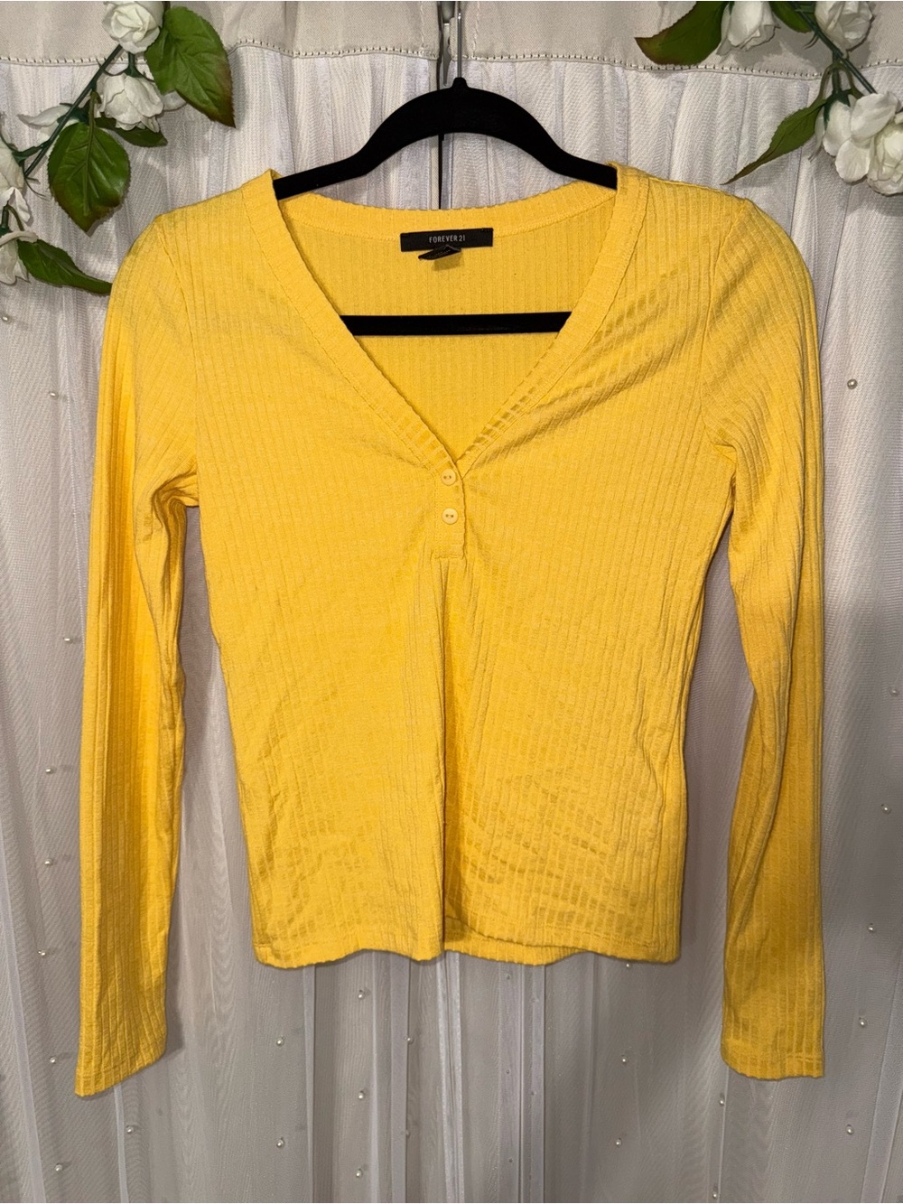 Yellow Long Sleeve Shirt